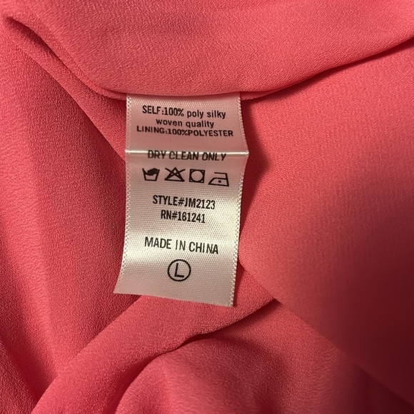 J. MARIE Pink Elle Rope Dress Size Large - Picture 5 of 9